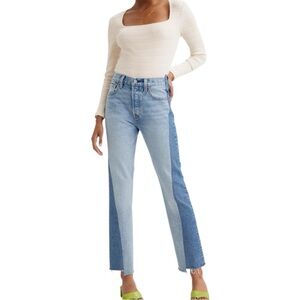 Levis 501 Spliced Jeans in Parallel Universe Indigo - Medium Wash Size 27